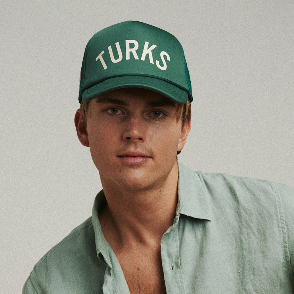 Turks Trucker Hat Army Green