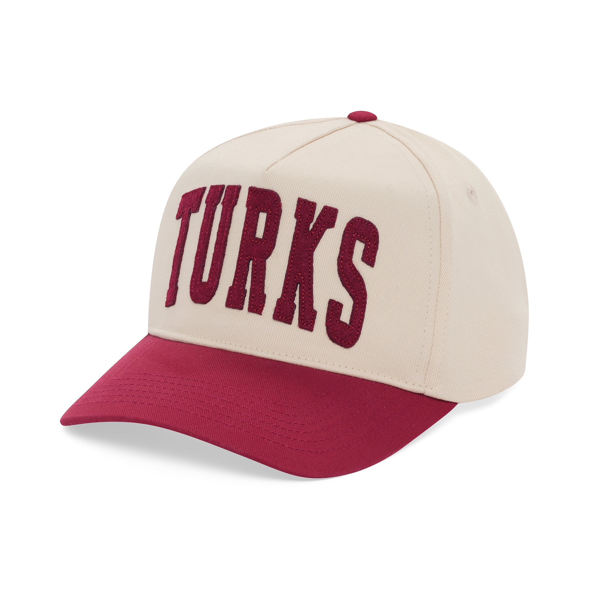 OKAICOS Two Tone Turks and Caicos Hat Turks Red Front View