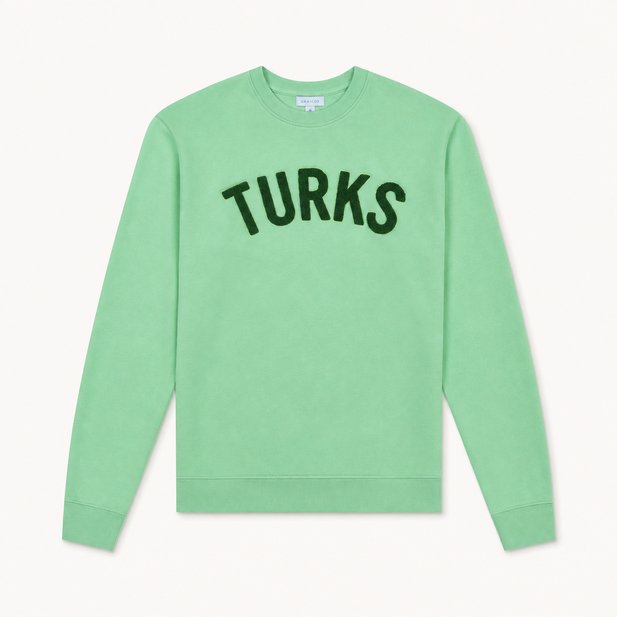Green Turks Embroidered Crewneck