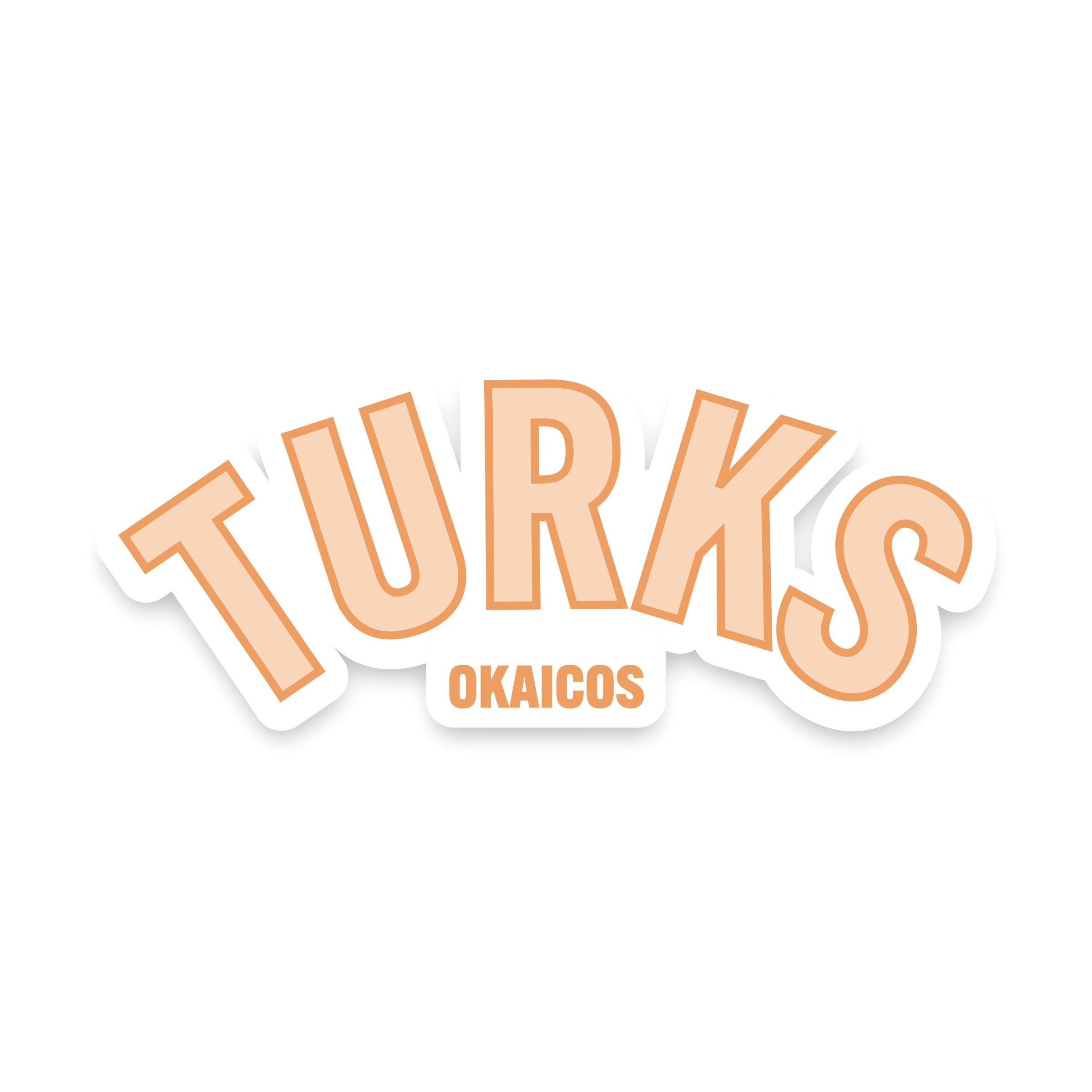 OKAICOS Orange Turks Sticker