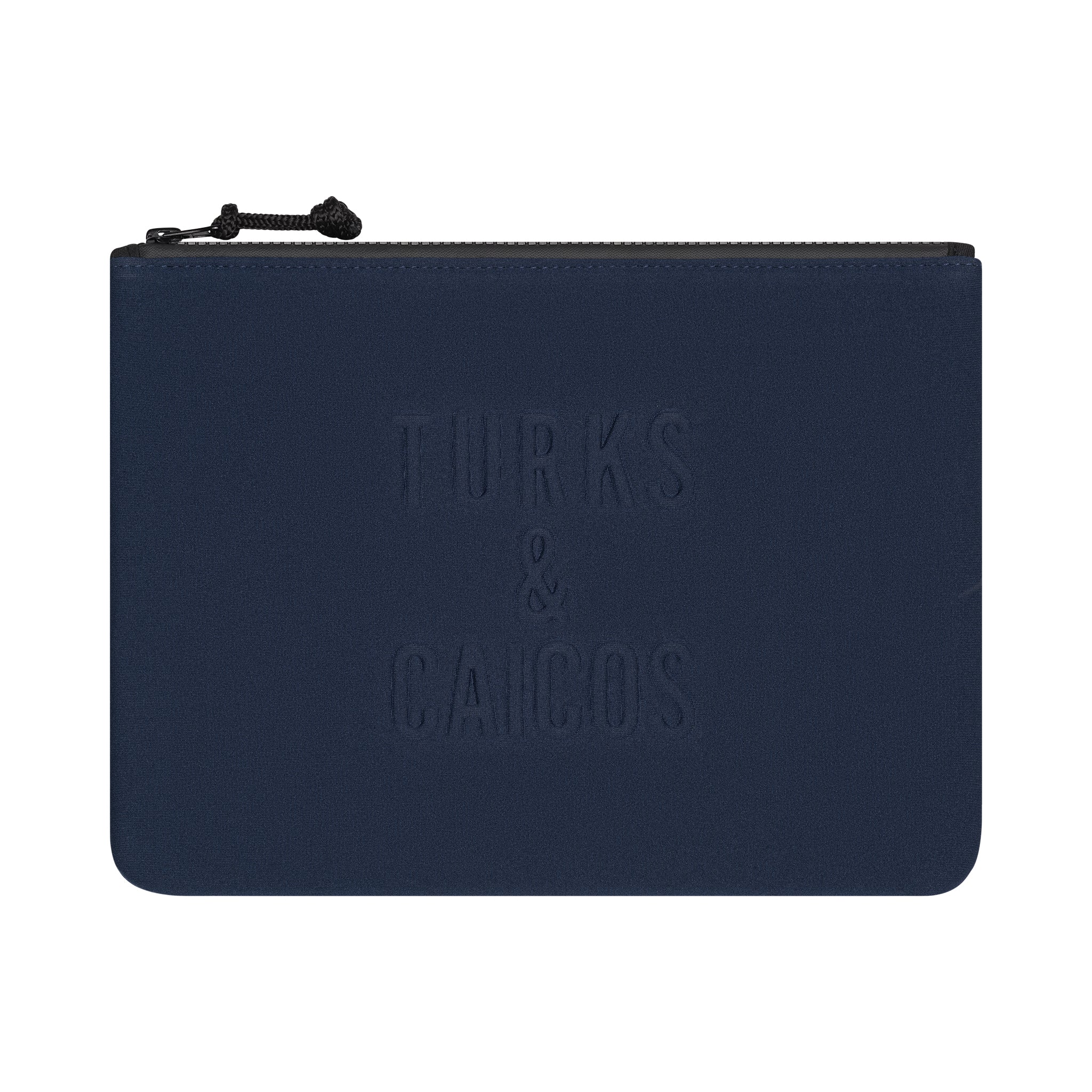 OKAICOS Neoprene Beach Travel Pouch Turks and Caicos Front
