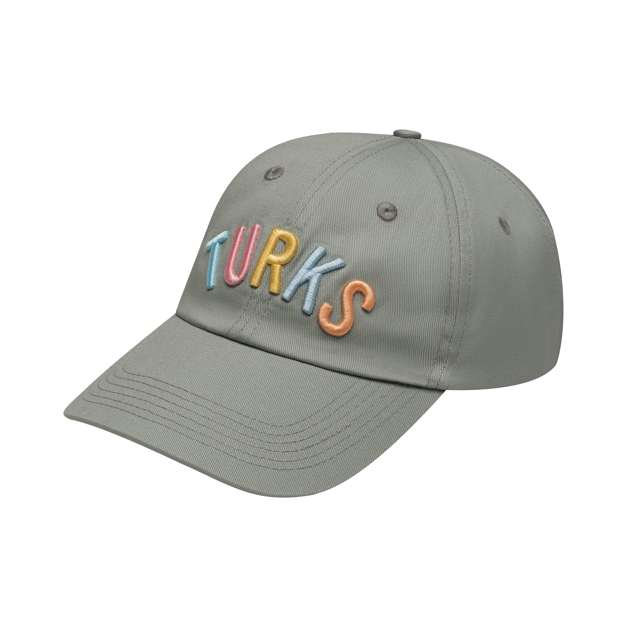 OKAICOS Sage Turks and Caicos Turks Dad Hat Mulit Color Front View