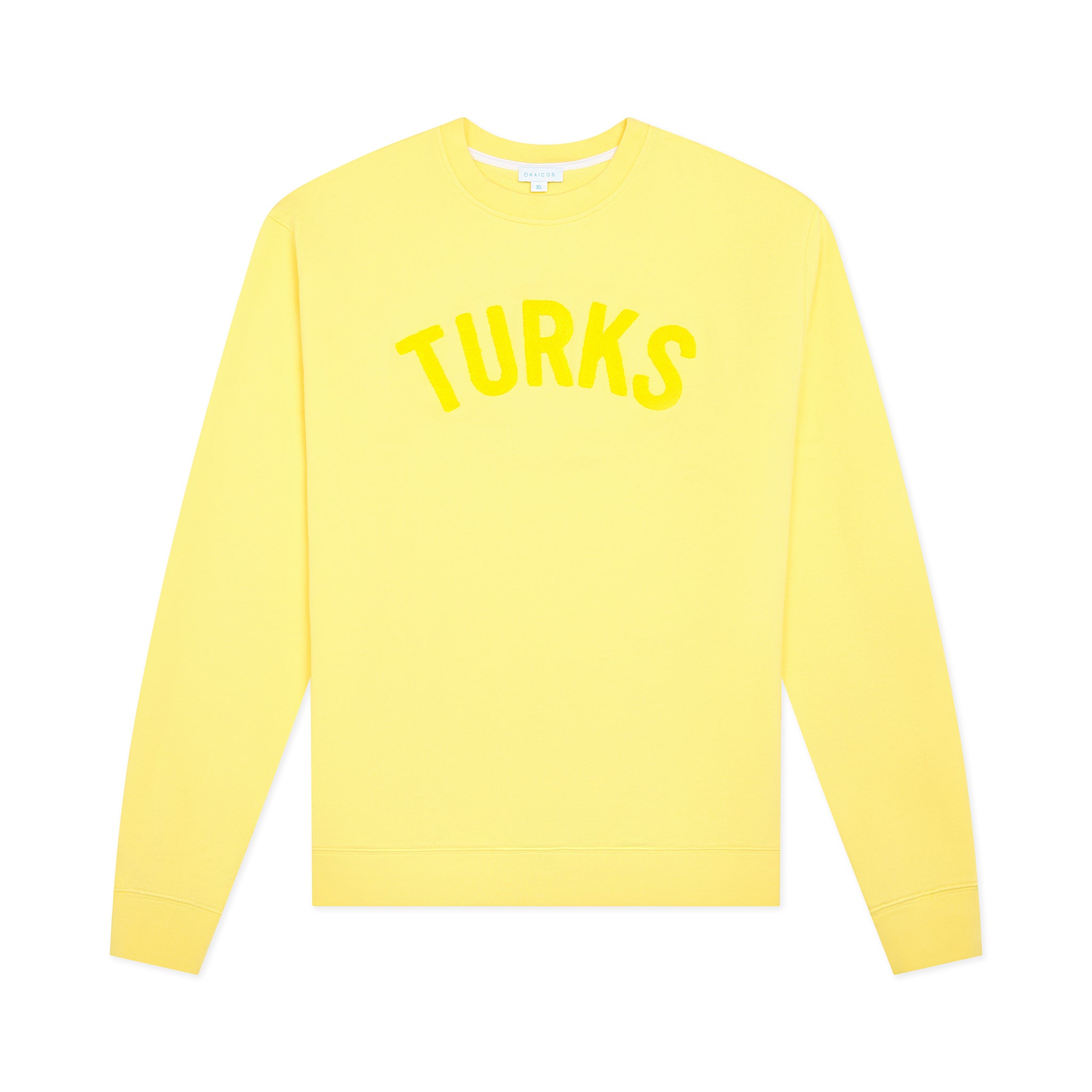Okaicos Bright Yellow Turks Crewneck