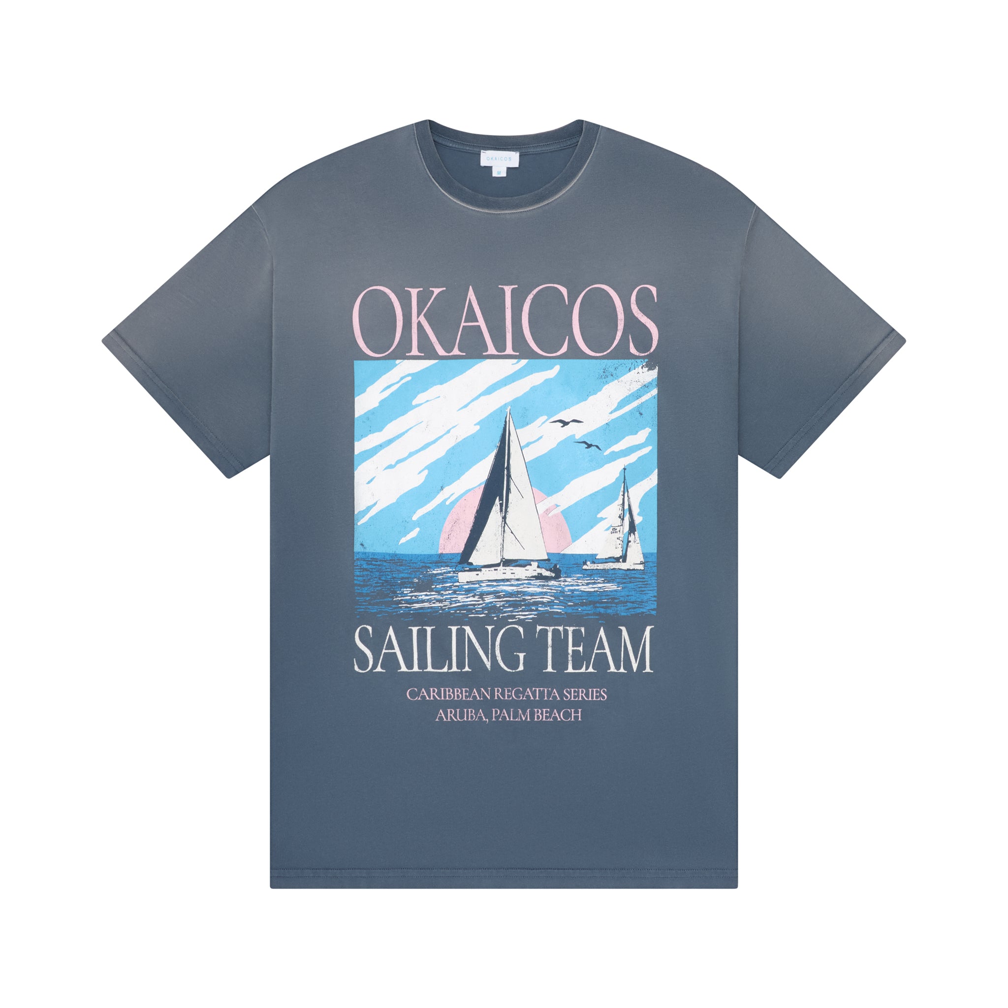 Okaicos Aruba Vintage Sail Team Vacation TShirt