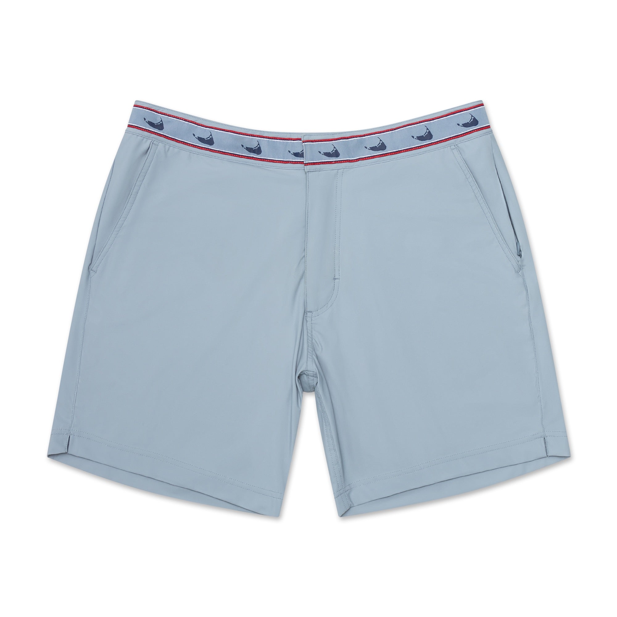 Nantucket Grey Athletic Mens Swim Trunk Board Short