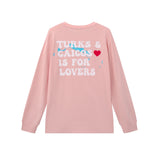 OKAICOS Coral Pima Cotton Long Sleeve Shirt Turks and Caicos Is For Lovers Back