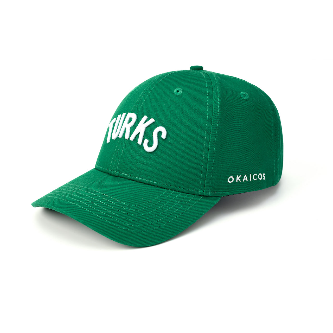 OKAICOS Green Turks and Caicos Hat Turks Embroidery Side View