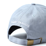 OKAICOS Grey Turks and Caicos TCI Hat Embroidery Back View