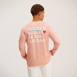 OKAICOS Coral Pima Cotton Long Sleeve Shirt Turks and Caicos Is For Lovers Back Model