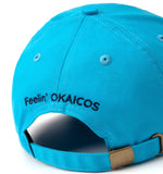 OKAICOS Teal Turks and Caicos Hat Turks Embroidery Back View