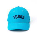 OKAICOS Teal Turks and Caicos Hat Turks Embroidery Front View