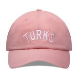 Pink Turks and Caicos Dad Hat Turks Embroidery Front